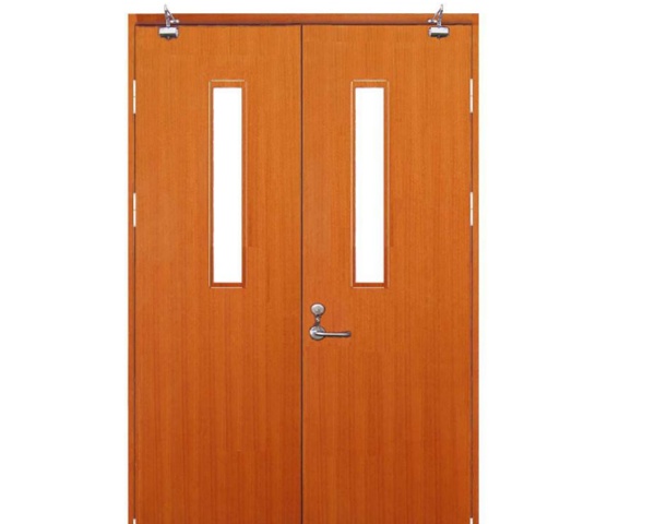 Industrial fire protection door